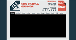 Desktop Screenshot of grandriverrocks.com